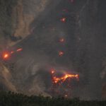 Lava flow at Karangetang. © Mac Szeglat